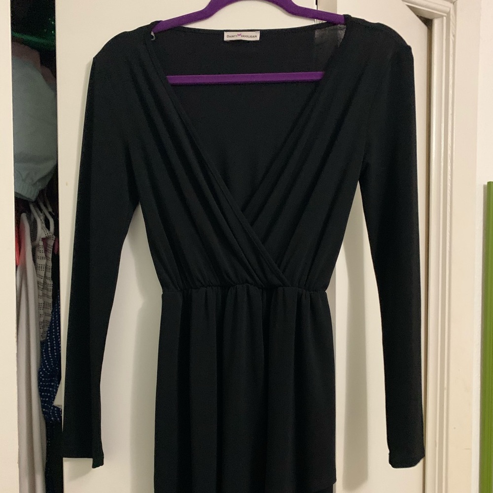 Dainty Hooligan Black Mini Dress